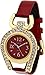 Dice Analogue Red Dial Women