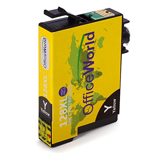 OfficeWorld Kompatible Patronen Ersatz für T1282 T1283 T1284 Tintenpatronen (3 Cyan, 3 Magenta, 3 Gelb) Hohe Kapazität für S22 SX125 SX130 SX230 SX235W SX420W SX425W SX430W SX440W SX445W BX305F BX305FW - 4