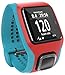 Produktbild TomTom Runner Cardio GPS-Sportuhr türkis/rot