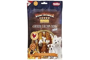 Nobby Starsnack Friandise Barbecue Mini Poulet Calcium Os pour Chien 113 g