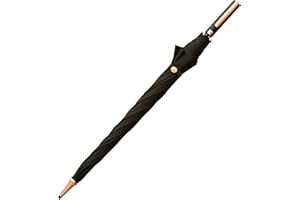Lemon Pie Products Large Windproof Golf Umbrella – 122cm Automatic Open Canopy – Stormproof Fiberglass, Stylish Posh Walking Stick Brolly with Patented Secure Grip Handle for Weddings, Men & Women