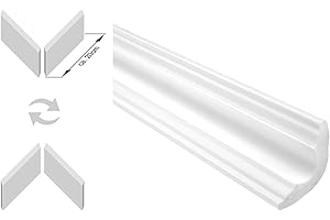 MARBET DESIGN Zierleisten Sparpaket E-42-NK | inkl. vorgefertigte Ecken | leicht und stabil | extrudiertes Styropor | Stuckprofile | modern weiß | dekorativ | XPS | 35 x 35 mm | 20 Meter + 4 Ecken