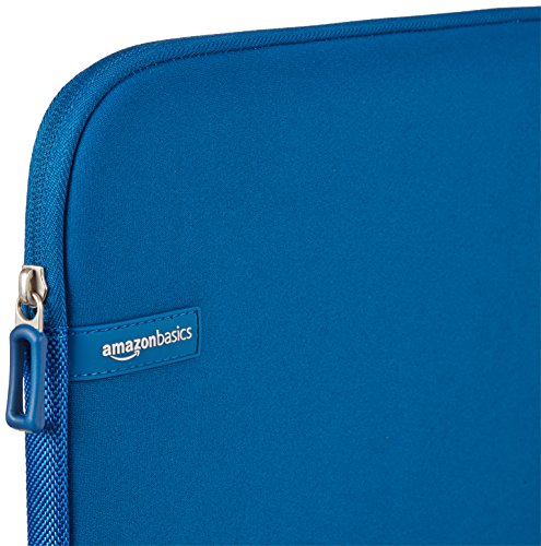 AmazonBasics Laptop-Schutzhülle, für eine Bildschirmdiagonale von 17,3 Zoll, Hellblau - 6