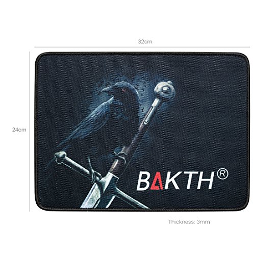 BAKTH Laptop Cooling Pad – Leistungsstarke USB Cooler Mat Tray Verwendet Für 14 – 17 Zoll Computer, Notebooks & MacBooks, Ultraportables , geringes Gewicht und flüsterleisen (4 Fans) + Große Mauspad Customized - 7