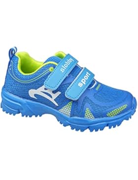 GIBRA® Kinder Sportschuhe, mit Klettverschluss, blau, Gr. 28-35