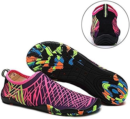 Quick Dry Sports Water Shoes for Men's and Women's, Beach Diving Water Skiing Shoes Water Sports Lightweight Durable Soles Treadmill Yoga Shoes Feet
