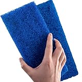 Besonders langlebiges Material für lange Lebensdauer. Während andere Scheuerschwämme schnell abnutzen können, sind unsere Nylon-Scheuerschwämme für Haltbarkeit und bieten eine gleichbleibende Reinigungskraft auch nach vielen Verwendungen.