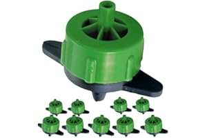 Suinga Pack 25 Gotero Autocompensante 2 Litros | Goteros desmontables 2 L/h para Riego, Plantas, Macetas, Microtubo y Tuberia 16mm