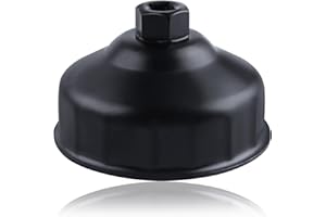 SPEEDWOX 86,4 mm klucz do filtra oleju narzędzie do usuwania nasadki do 3/8 cala z grzechotką narzędzie do demontażu do wymiany klucza nasadowego ze stali olejowej do BMW z wkładem 86mm