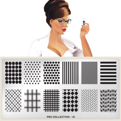 MoYou-London Nail Art Image Plate Pro XL Collection - 01