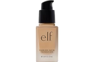 e.l.f. Flawless Finish Foundation, Lightweight and Medium Coverage, Semi-Matte Finish, Vegan and Cruelty-Free, Vanilla, 20ml