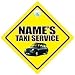 Taxi Service Car Sign, Car Sign, Taxi Sign, Taxi Car Sign, Personalised Taxi Sign, Custom Taxi Sign, CREATE YOUR OWN PERSONALISED TAXI SIGN, Baby on Board Sign, Baby on Board, Decal, Bumper Sticker, Car Signs, We Will The Name You'd Like, Custom Car Sign