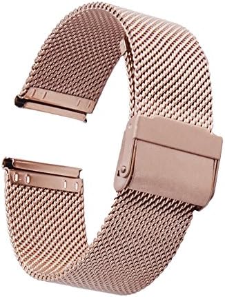 ZHUGE Stainless Steel watch band-- Fashion Watch Strap Milanese Mesh 18mm 20mm 22mm for Women Men