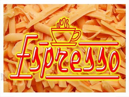 z075 Espresso Coffee Shop Cafe Bar Banner Shop Sign