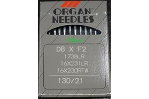 ORGAN / SEWING SUPPLIES DIRECT INDUSTRIAL SEWING MACHINE NEEDLES ORGAN, LEATHER POINT SIZE 130/21 FITS BROTHER+