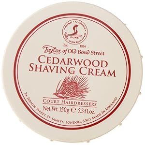Taylor of Old Bond Street Cedarwood Shaving Cream Bowl, 150g