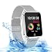 Produktbild TLgf Fitness Tracker, Message APP Push Smart Watch, Multi-Touch-Steuerung, LED-Beleuchtungsfunktion, Verschiedene Sportmodi,Silver