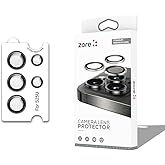 S25 Ultra CL-12 Premium Sapphire Fingerprint-Free Anti-Reflective Camera Lens Protector Black compatible with Zore Galaxy