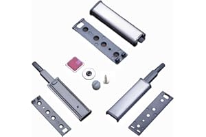 Lajiakoy 6 Piezas Sistema Push-Pull para Puertas, Cierre de Puertas Push-Pull, Imanes para Cerrar Muebles, Picaporte Magnético para Abrir o Cerrar la Puerta con un Ligero Empujón
