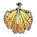 Produktbild MRULIC Kinder Schmetterlingsflügel Jungen und Mädchen Kostümzubehör Weihnachten Trenchcoat Im Freien Drachen Fliegen Mantel Schal Damen Poncho Karneval heißen Jacken(A-Orange,136 * 108CM)