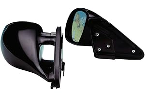 AUTO-STYLE Zestaw uniwersalnych lusterek sportowych "K3" czarny (regulacja ręczna)