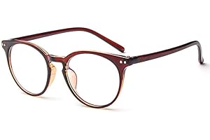 DODO Stylish Retro Vintage Round Circle Keyhole Clear Lens Glasses Frame Nerd Geek