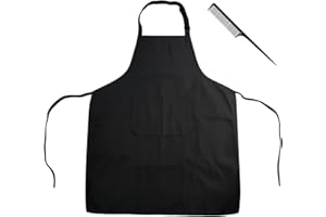 JRSHIRLEYLTD 1 Stück Friseur Schürze,Barbier Haare Schneiden Schürze Mit Comb,Haarfärbemittel Salon Hair Stylist und Persönlicher Gebrauch, Wasserdicht,Cape mit Tasche