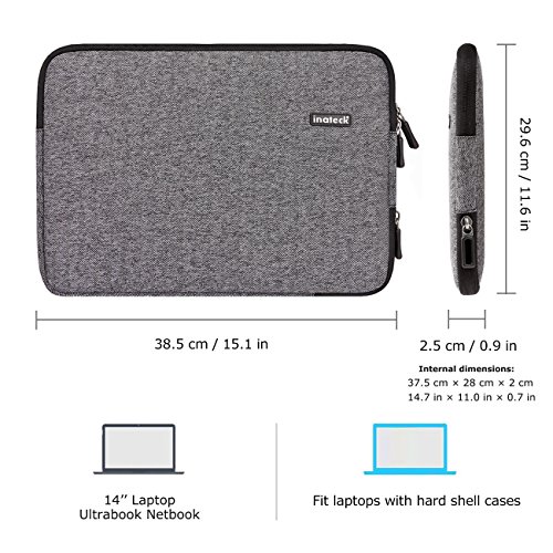 Diverse LC1410 14 Zoll Sleeve Hülle, edle Reißverschlüs - 4