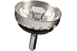 MBSKTOP McAlpine 50mm Mini Kitchen Sink Basket Strainer Plug Stainless Steel