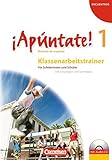 Image de ¡Apúntate! - Ausgabe 2008: Band 1 - Klassenarbeitstrainer mit Musterlösungen und Audio-CD