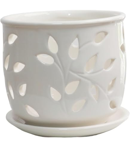 Vaso argilla marrone dorato ⌀ 24 cm DARIA