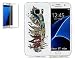 Produktbild Samsung Galaxy S7 edge/G935F(2016) Neu Design Hülle mit Panzerglas,ISENPENK Ultra Slim Silikon Soft TPU Leuchtende Case,Crystal Clear Transparent Nacht Bling Bling Glitzer Case,Wasserdicht Shockproof Anti Slip Stoßfest Protection Durchsichtig Handyhülle,Thin Silicon Nacht Glitter Shinning Cover Bumper Schutzhülle Tasche für Samsung Galaxy S7 edge/G935F(2016) 5.5Zoll-[muster#10]+Panzerglas/Schutzglas/Displayschutzfolie