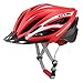 Produktbild HELMET Fahrradhelm, Leichtes Pc-gehäuse/Weiches, Austauschbares Eps-Futter, Verstellbares Fahrrad/Skating/Multisporthelm,Redandwhite
