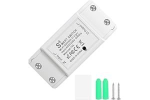 HUAAXTLANG 10A Smart WiFi Wireless Light Switch,Wi-Fi Light Switch Compatible with Alexa & Google Home & SmartThings,No Hub Required Support DIY Module
