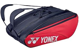 YONEX Team Racquet Bag 12 PCS Tennis Rosso - Blu