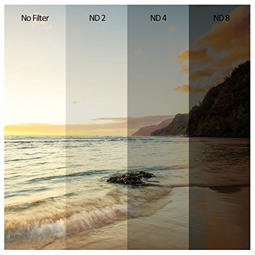 NDX Filtre    Densit   Neutre Variable 67mm R  glable  ND2 - ND400    Chiffon de Nettoyage en Microfibre Pour Nikon DSLR Cam  ra