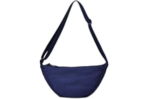 DWDC Borsa a Tracolla,Borsa a Tracolla per Donna Borsa a Tracolla Piccola in Nylon a Mezzaluna Morbida Borsa a Tracolla Casual Borsa a Tracolla Zaino a Tracolla