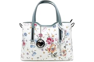 Chicca Borse Borsa a Mano Elegante Donna in Pelle Made in Italy Taglia Media con Tracolla