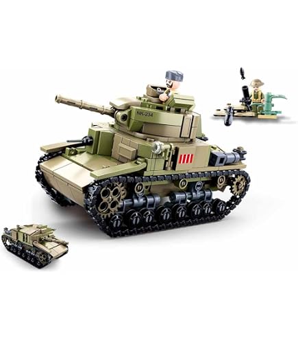 Sluban M38-B1107 Char Medium Type 97 WWII - Briques De Construction Compatible Lego