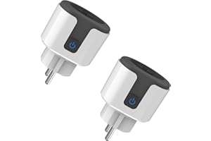 Lot de 2 prises intelligentes pour centrale électrique de balcon STORCUBE S1000, prise Wi-Fi, surveillance de la consommation d'énergie et allocation automatique de l'énergie, télécommande via