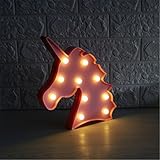 Süße Einhorn LED Nachtlichter Stimmungslicht Schreibtischlampen Babyzimmer Kinderzimmer Dekorationen Geschenke