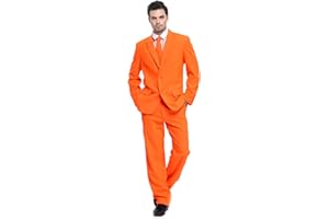 U LOOK UGLY TODAY Homme Costume Party Suit de Noel Coupe Normale Costumes de Fête Camaïeu y Compris Le Pantalon et la Cravate