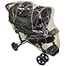UNIVERSAL GRACO STADIUM DUO TANDEM DOUBLE RAINCOVER SAFETY 1ST COMBI RAIN COVER