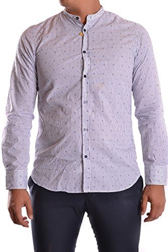 Manuel Ritz Men's Mcbi325007o Light Blue Cotton Shirt