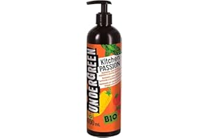 Undergreen Kitchen PASSION Nutrimento Liquido per Piante Aromatiche, Ortaggi e Piccoli Frutti, Consentito in Agricoltura Biologica, 400 ml