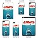 Produktbild Schutzhülle für Apple, klassisches Filmposter – Nr. A1, A1278 - Jaws - White, iPod Touch 5G