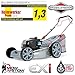 Produktbild IKRA Benzin 4in1 Rasenmäher Mulcher IBRM 51S-BS625EXI Briggs & Stratton Motor Schnittbreite 50,8cm