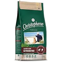 Christopherus Getreidefrei Senior, Vollnahrung für futtersensible Hunde ab dem 6. Jahr, Trockenfutter, Ente + Kartoffel, Älterer Hund, 12,0 kg