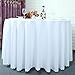 Produktbild Runde Tischtücher, Restaurant Hotel Solid Color Couchtisch Tuch Meeting Tischdecke Lila / Weiß / Grün ( Farbe : Weiß , größe : Round-320cm )