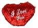 Toyzstation I Love You Heart Red Color Soft Pillow For Valentine (24*28*10 cm) RS.399.00